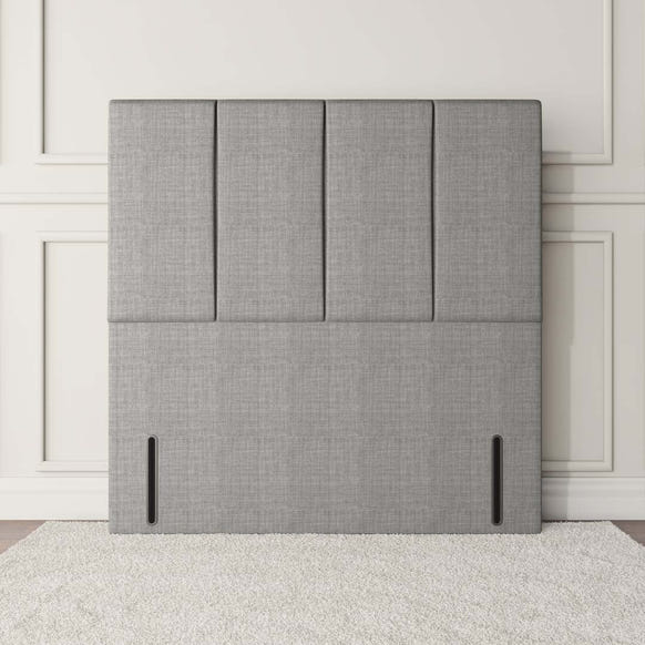 Victoria Floor Standing Headboard - Silver Linoso