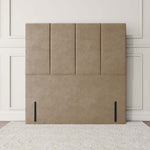 Victoria Floor Standing Headboard - Mink Plush Velvet
