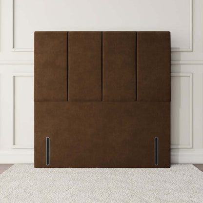 Victoria Floor Standing Headboard - Mocca Plush Velvet