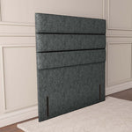 Athens Floor Standing Headboard - Charcoal Chenille