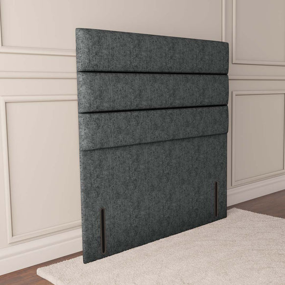 Athens Floor Standing Headboard - Charcoal Chenille