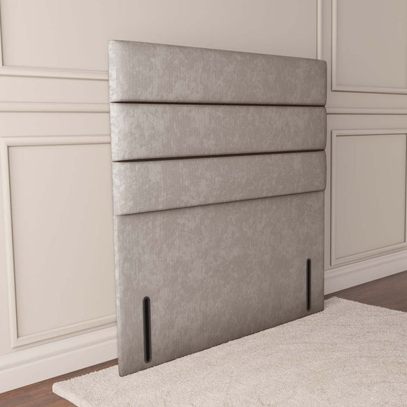 Athens Floor Standing Headboard - Seal Grey Naples