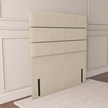 Athens Floor Standing Headboard - Cream Chenille