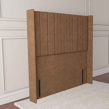 Cambridge Wingback Floor Standing Headboard - Mink Naples