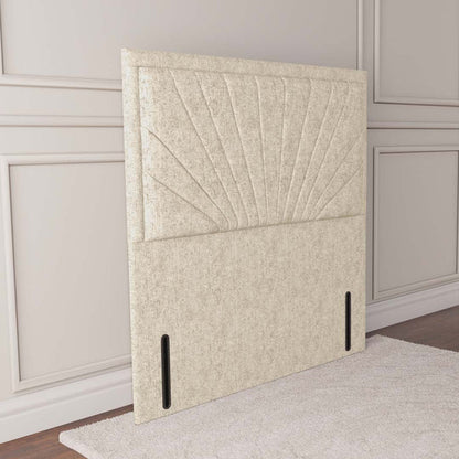 Fiji Sunrise Floor Standing Headboard - Cream Chenille