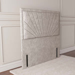 Casablanca Floor Standing Headboard - Seal Grey Naples