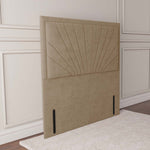 Casablanca Floor Standing Headboard - Mink Plush Velvet