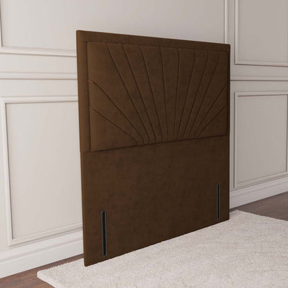 Casablanca Floor Standing Headboard - Mocca Plush Velvet