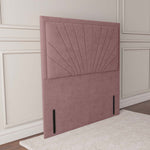 Casablanca Floor Standing Headboard - Pink Plush Velvet