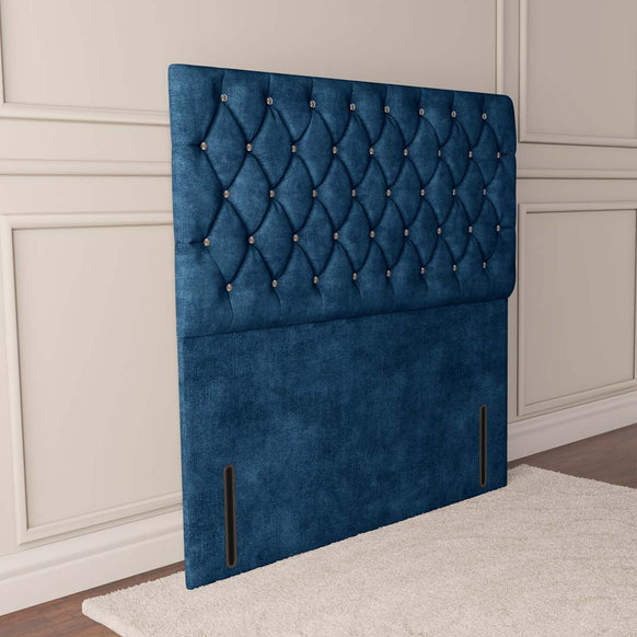 Moscow Floor Standing Headboard - Blue Coniston
