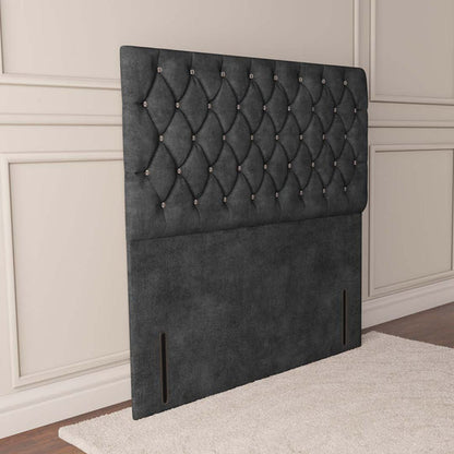Moscow Floor Standing Headboard - Charcoal Coniston