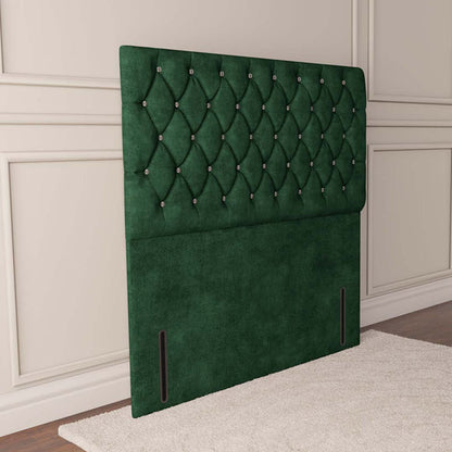 Moscow Floor Standing Headboard - Emerald Coniston
