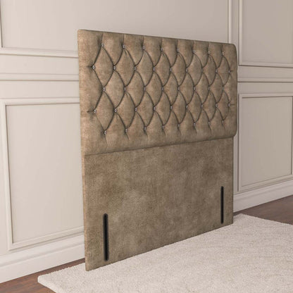 Moscow Floor Standing Headboard - Mink Coniston