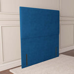 Dakar Floor Standing Headboard - Blue Plush Velvet