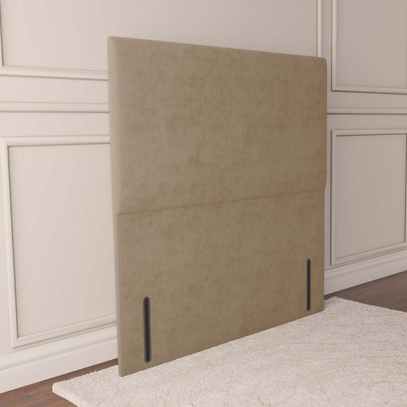 Dakar Floor Standing Headboard - Mink Plush Velvet