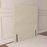 Dakar Floor Standing Headboard - Cream Plush Velvet