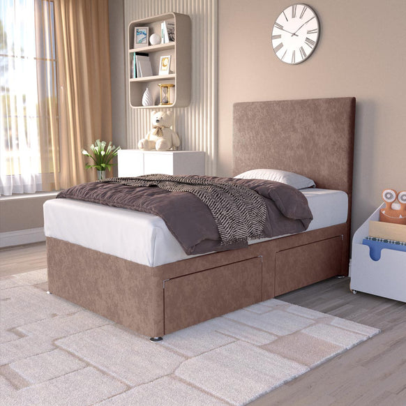 Dakar Kids Divan Bed - Mauve Naples
