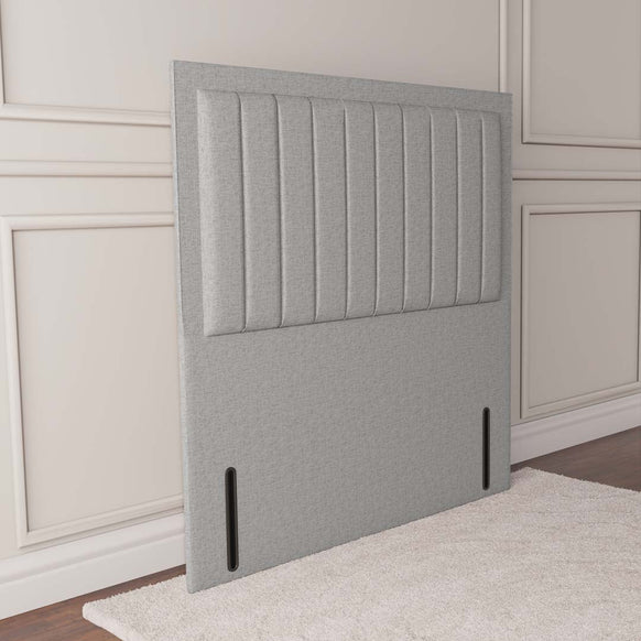 Hamilton Floor Standing Headboard - Silver Linoso