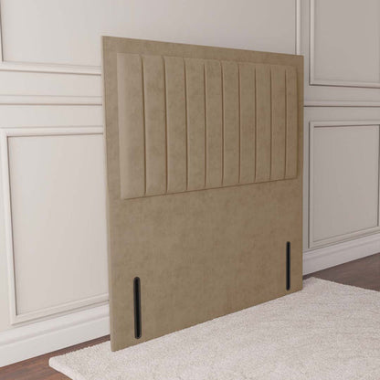 Hamilton Floor Standing Headboard - Mink Plush Velvet