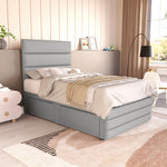 Havana Kids Divan Bed - Silver Linoso