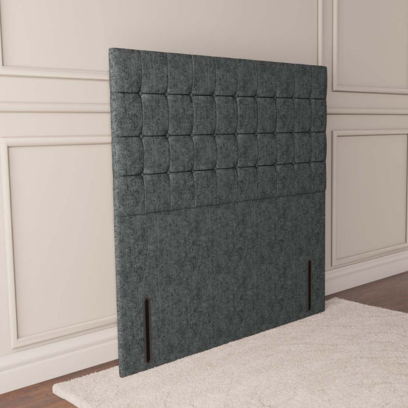 Kingston Floor Standing Headboard - Charcoal Chenille