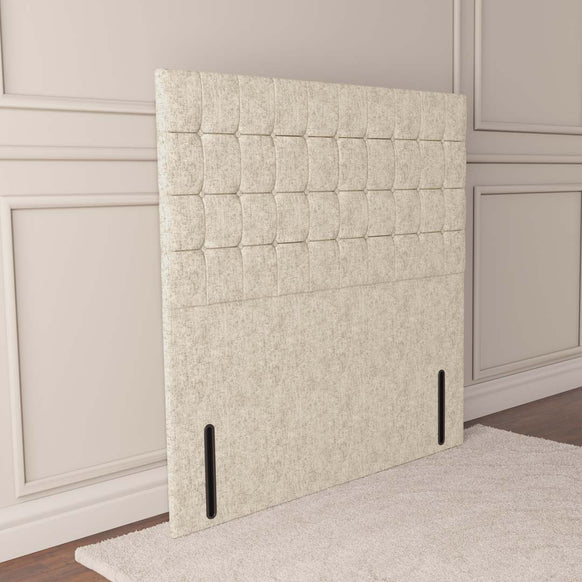 Kingston Floor Standing Headboard - Cream Chenille