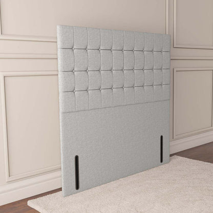 Kingston Floor Standing Headboard - Silver Linoso
