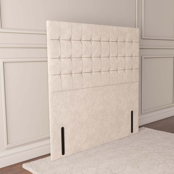 Kingston Floor Standing Headboard - Cream Naples