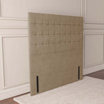 Kingston Floor Standing Headboard - Mink Plush Velvet