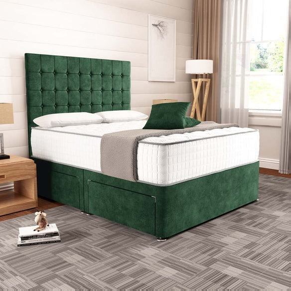 Kingston Divan Bed - Emerald Coniston