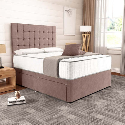Kingston Divan Bed - Mauve Naples