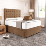 Kingston Divan Bed - Mink Naples