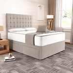 Kingston Divan Bed - Seal Grey Naples