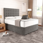 Kingston Divan Bed - Slate Grey Naples