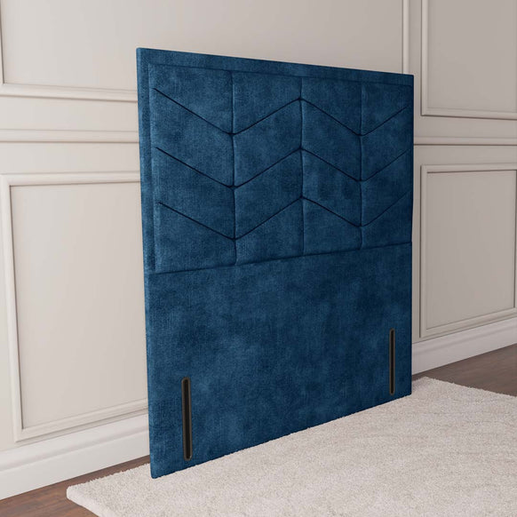 Lancaster Floor Standing Headboard - Blue Coniston