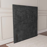 Lancaster Floor Standing Headboard - Charcoal Coniston