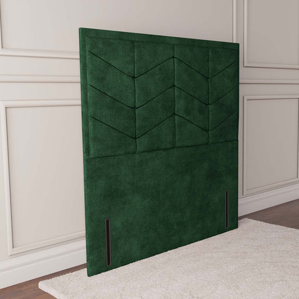 Lancaster Floor Standing Headboard - Emerald Coniston