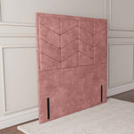 Lancaster Floor Standing Headboard - Pink Coniston