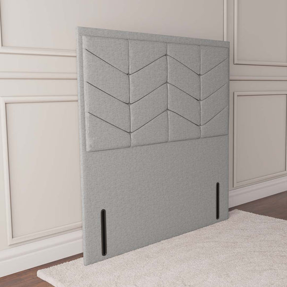 Lancaster Floor Standing Headboard - Silver Linoso