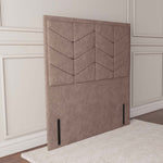 Lancaster Floor Standing Headboard - Mauve Naples