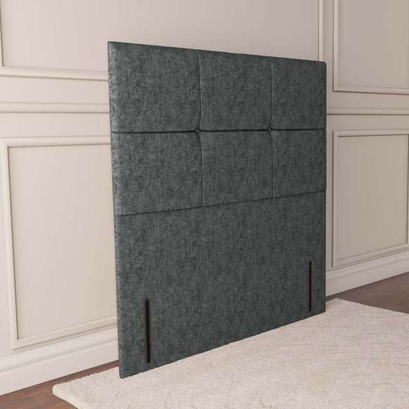 Lima Floor Standing Headboard - Charcoal Chenille