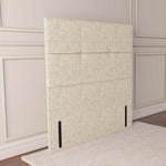 Lima Floor Standing Headboard - Cream Chenille