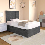 Lima Kids Divan Bed - Charcoal Coniston