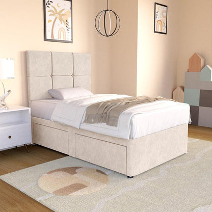 Lima Kids Divan Bed - Cream Naples