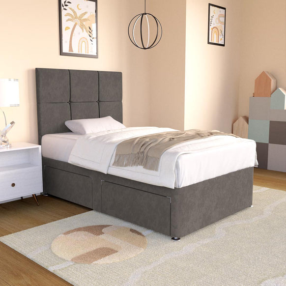 Lima Kids Divan Bed - Slate Grey Naples