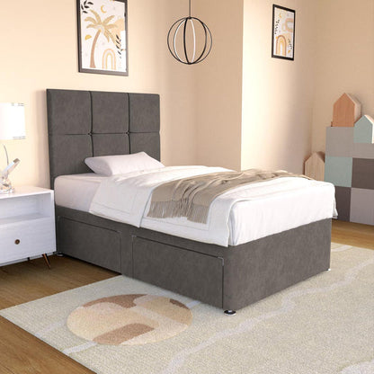 Lima Kids Divan Bed - Slate Grey Naples