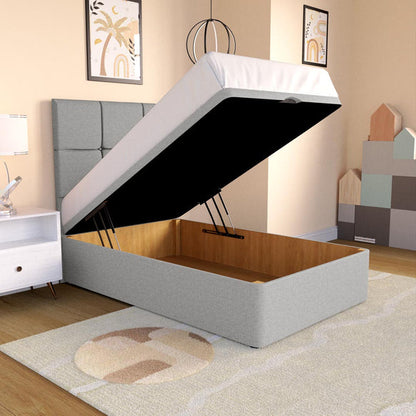 Lima Kids Ottoman Divan Bed - Silver Linoso