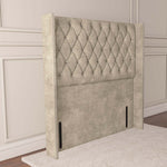 Luxor Wingback Floor Standing Headboard - Almond Coniston
