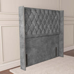 Luxor Wingback Floor Standing Headboard - Armour Coniston