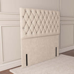 Moscow Floor Standing Headboard - Cream Naples